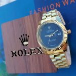 ساعت مچی مردانه رولکس ROLEX طرح دیت جاست تقویم دار 2025