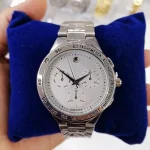 ساعت نقره ای مردانه لاکچری